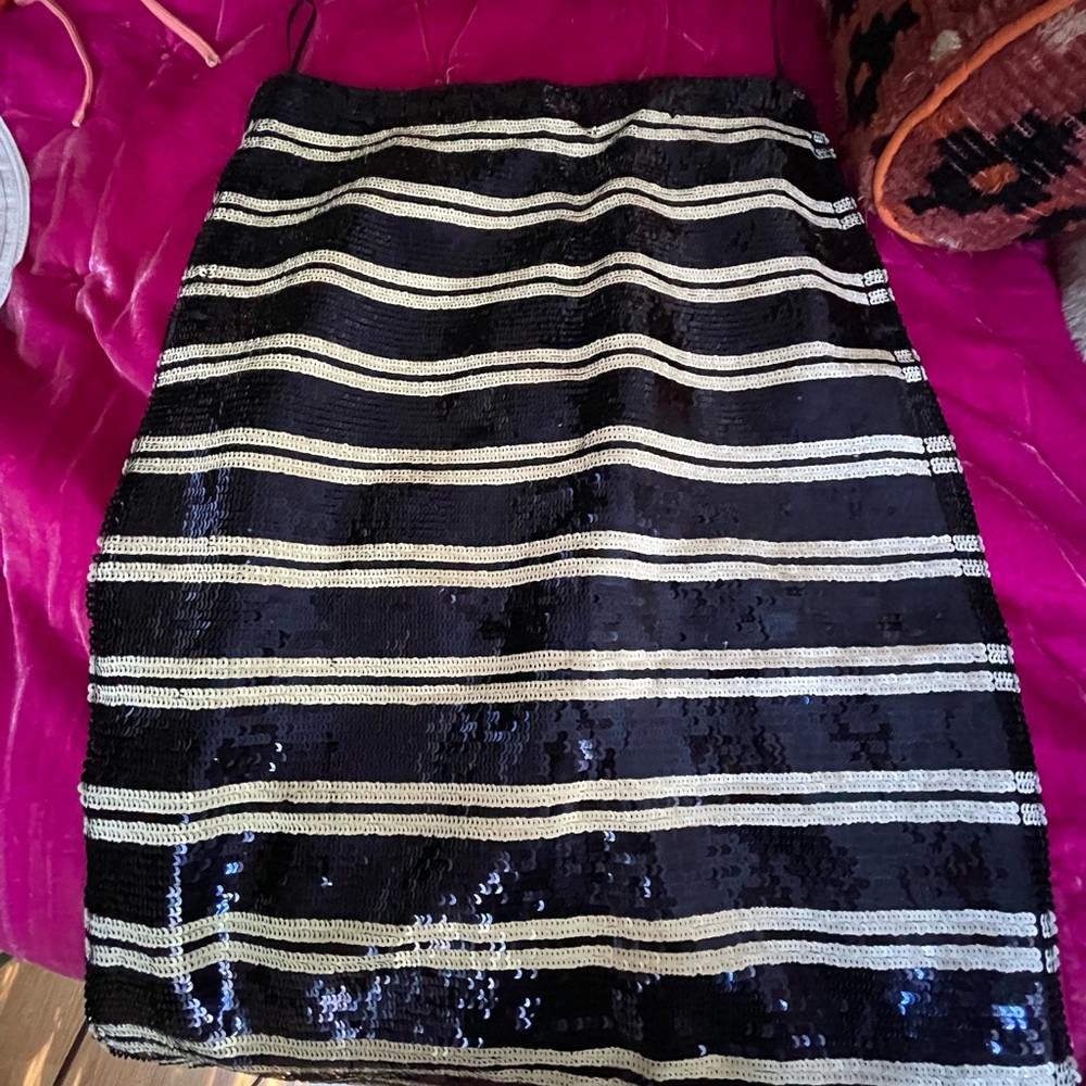 J. Crew sequin pencil skirt